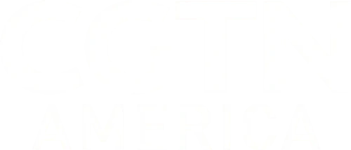 CGTN America Logo white